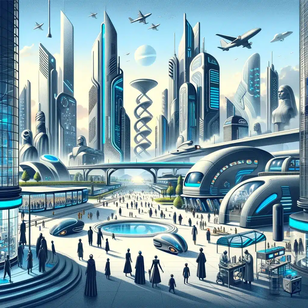 Aldous Huxley: Un mundo feliz. Resumen y análisis 1 Ciudad Futurista en "Un Mundo Feliz"