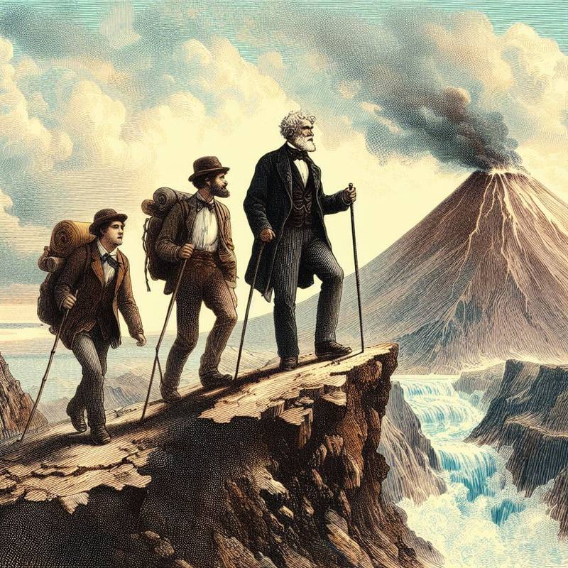 Julio Verne: Viaje al Centro de la Tierra. Resumen y análisis 1 Julio Verne - Viaje al centro de la tierra - Imagen 1